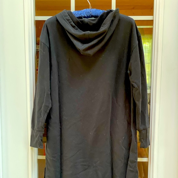 Old Navy Sweatshirt Dress XS Black - Picture 9 of 9